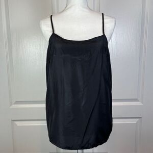 Elizabeth and James Black Camisole Cami Adjustable Spaghetti Straps Size Medium